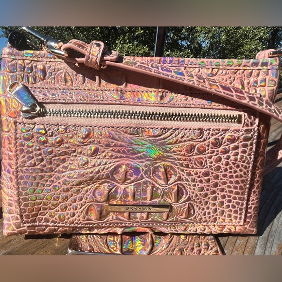 NWT Brahmin VIDA in ROSE GOLD Melbourne Crossbody Bag#2